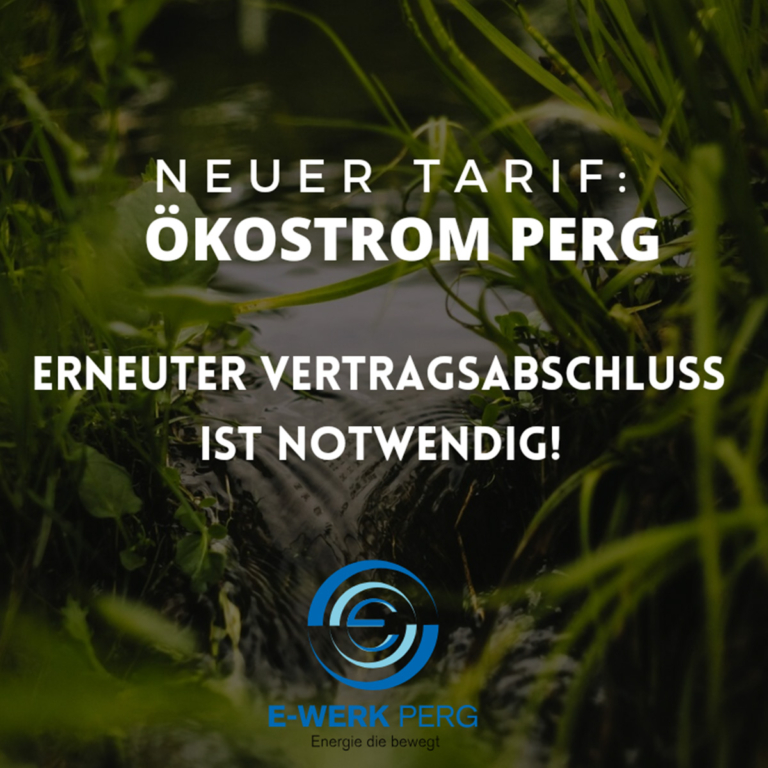 Elektrizitätswerk PERG GmbH Umweltfreundliche Energie aus Wasserkraft